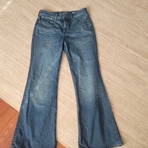 J. Crew Medium Wash Blue Flare Jeans